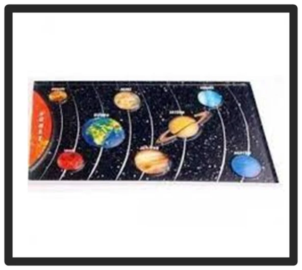 Kabartma Gezegen Sistemi A3 ürün görseli