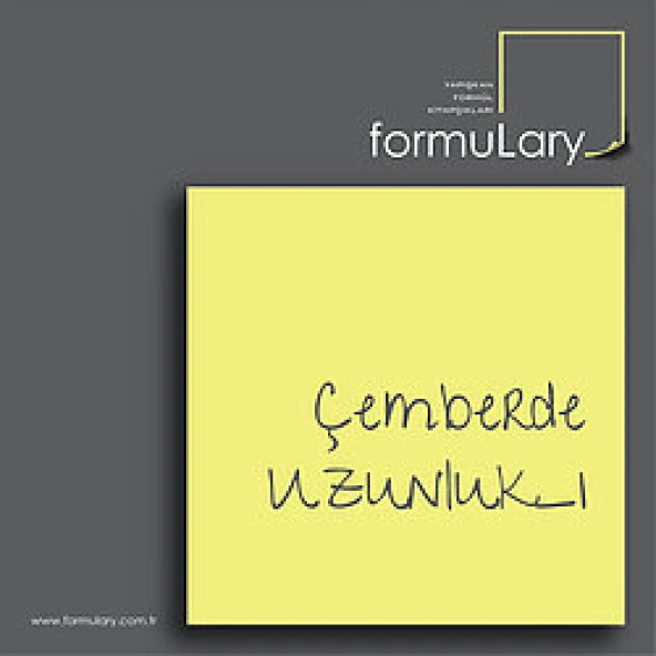 Formulary Çemberde Uzunluk-1 Notları