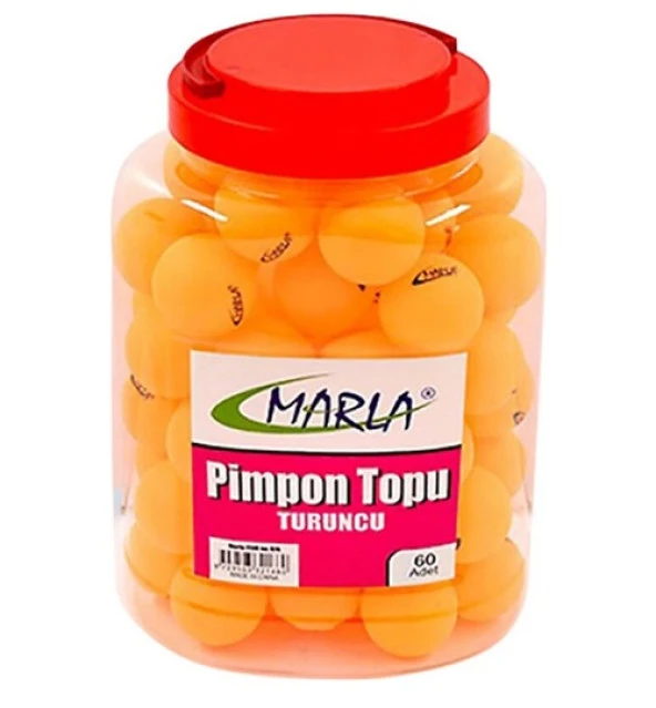 Pinpon Topu Renkli 60Lı
