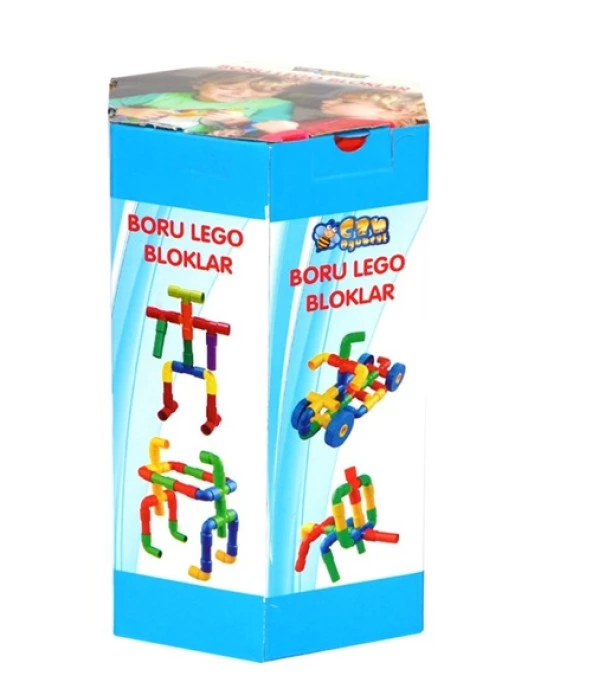 Can Oyuncak Boru Lego Bloklar 42 Parça