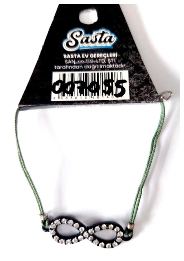 Sasta Lüks Kristal Bileklik No 13