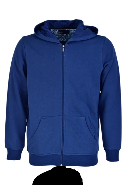 Erkek Spor Fermuarlı Kapüşonlu Sweat R6680 BGL-ST03169 ürün görseli