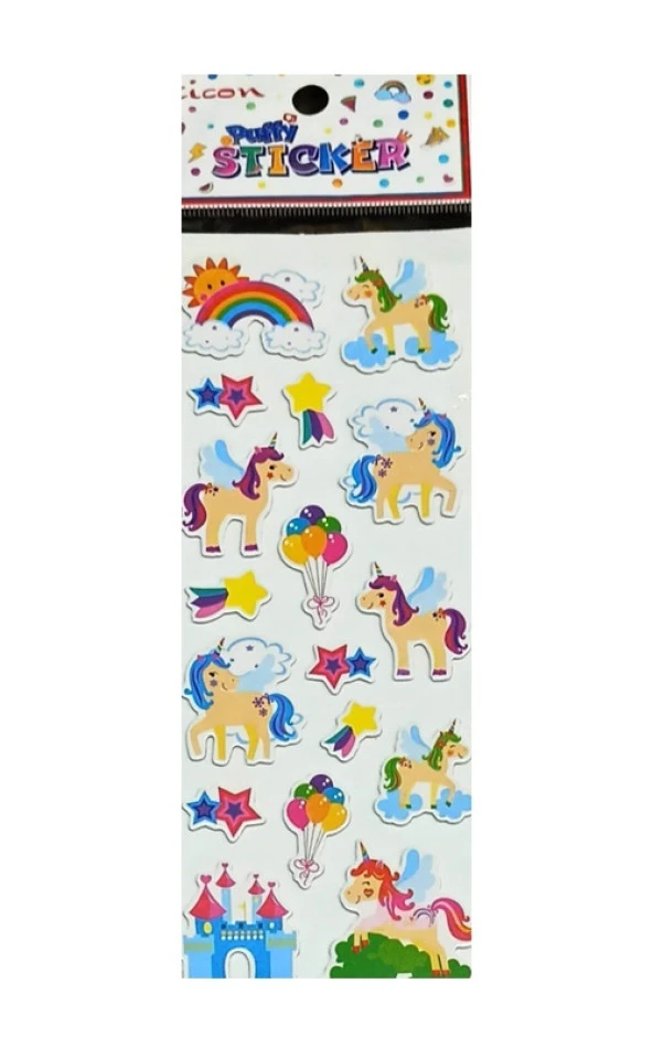 Ticon Sticker Unicorn 2 - 2 adet