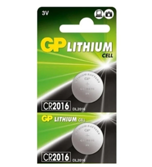 Gp Lithium Para Pil Cr 2016 - 2 adet