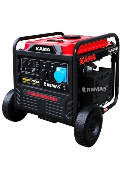 Kama KGL8000İSE Marşlı 7.5 Kva Inverter Benzinli Jeneratör