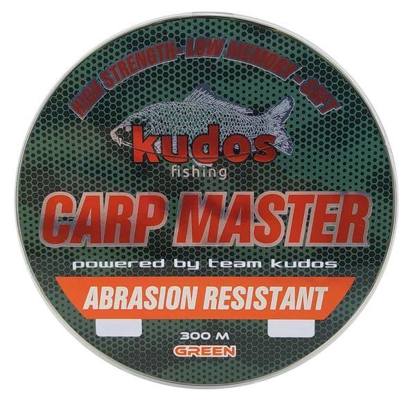 Kudos Carp Master 300m Yeşil Misina Düşük Hafızalı Soft Misina - 4