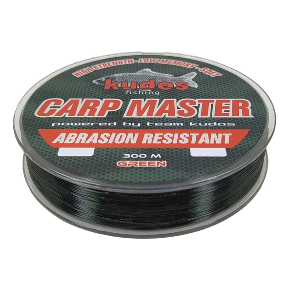 Kudos Carp Master 300m Yeşil Misina Düşük Hafızalı Soft Misina - 3