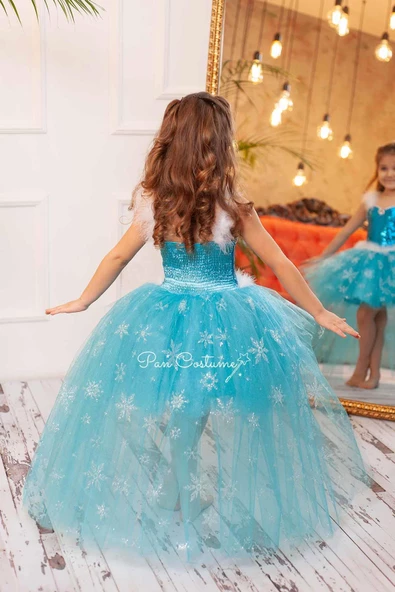 Pan Costume Elsa Kostümü Mini Kuyruklu - 3