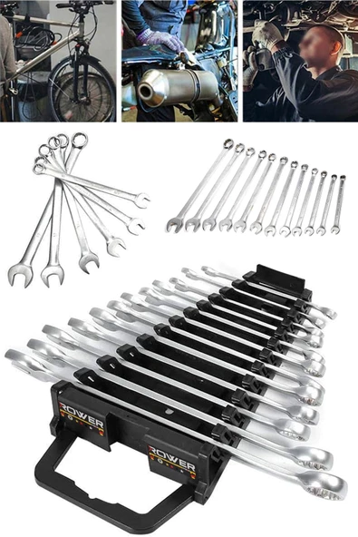 Rowermax Germany Cr-v 65 Parça 53 Lokma Takımı Otomatik Cırcırlı 1/4" 12 Parça Kombine Açık Anahtar - 4