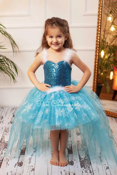 Pan Costume Elsa Kostümü Mini Kuyruklu