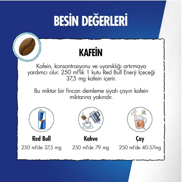 Red Bull Enerji İçeçeği 250 ml x 6'lı Paket - 2