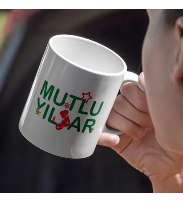 Kişiye Özel 2024 Mutlu Yıllar İsme Özel Baskılı Kupa Bardak HK3765 - 3