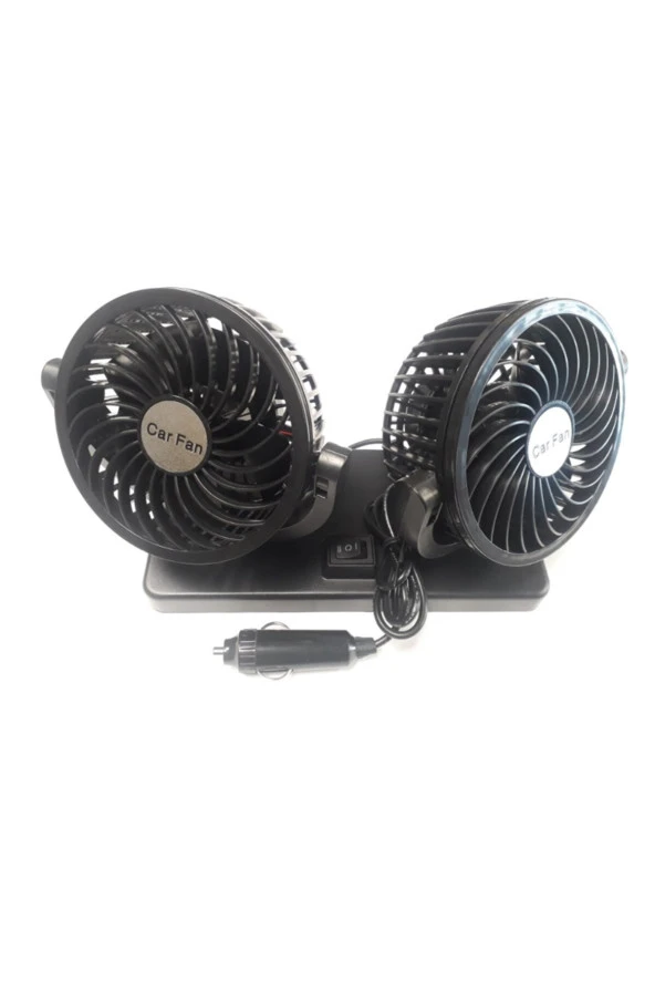 Torpido Üstü Vantilatör Çift Fanlı 12v