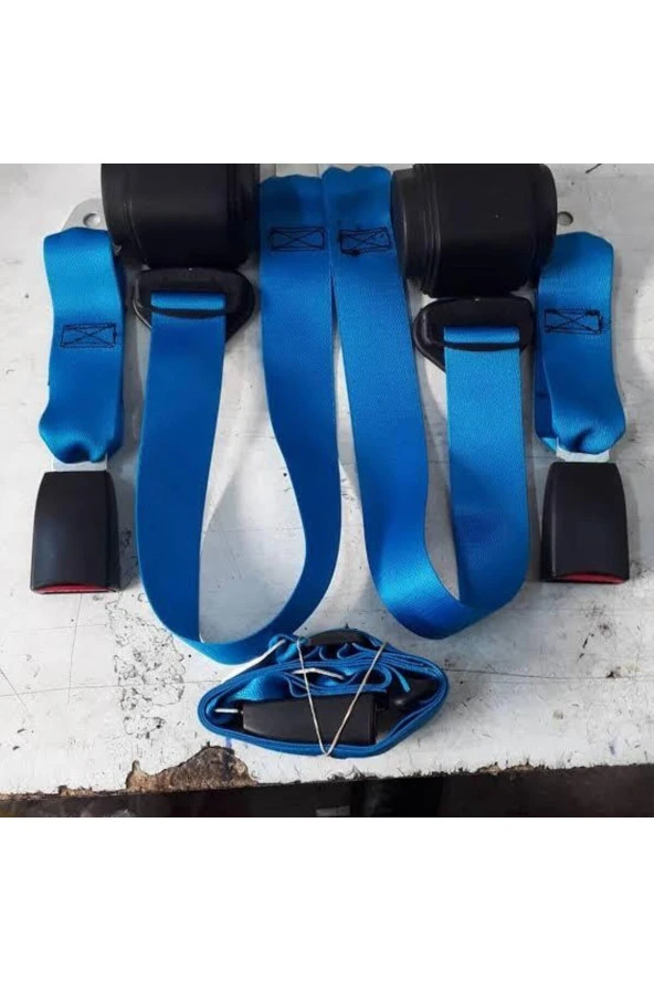 Tofaş Mavi Emniyet Kemeri 3 Nokta Otomatik Demir Kollu.