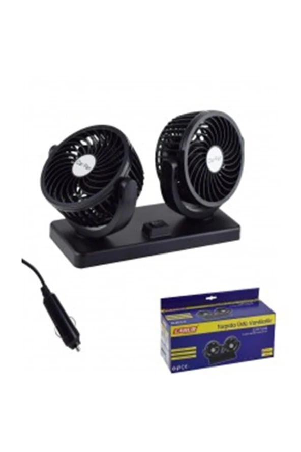 Torpido Üstü Vantilatör Çift Fanlı 12v - 2