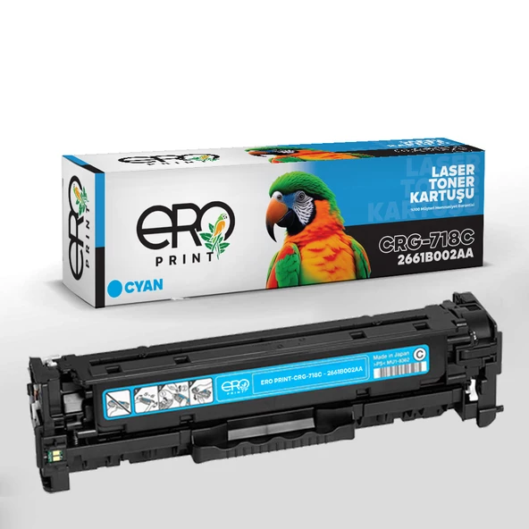 Canon CRG718C Muadil Toner