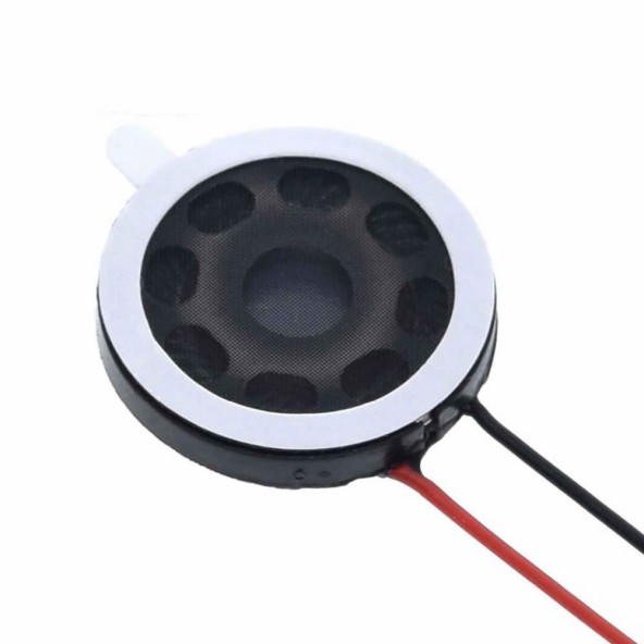 Hoparlör 1W 8ohm 20mm Yuvarlak 10cm Kablolu  Mini 2cm Speaker Ses Müzik Amfi Ürün Müze Otomobil Telefon Sesli - 4