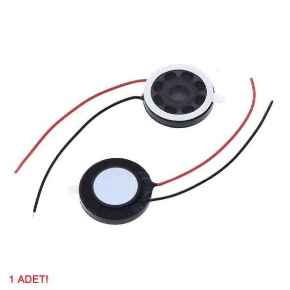 Hoparlör 1W 8ohm 20mm Yuvarlak 10cm Kablolu  Mini 2cm Speaker Ses Müzik Amfi Ürün Müze Otomobil Telefon Sesli - 8