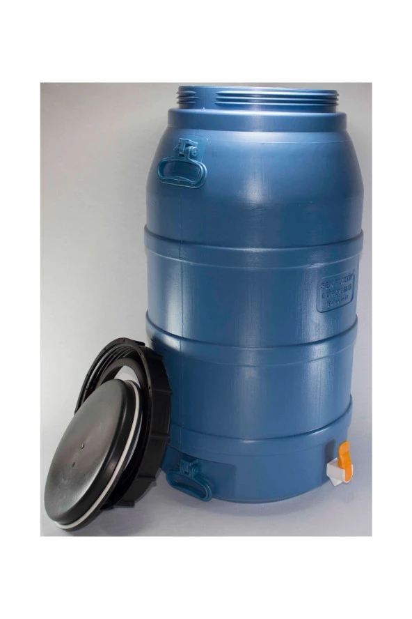 Musluk 65 Lt Litre Varil Içi Beyaz Yağ Turşu Zeytin Bidon ürün görseli