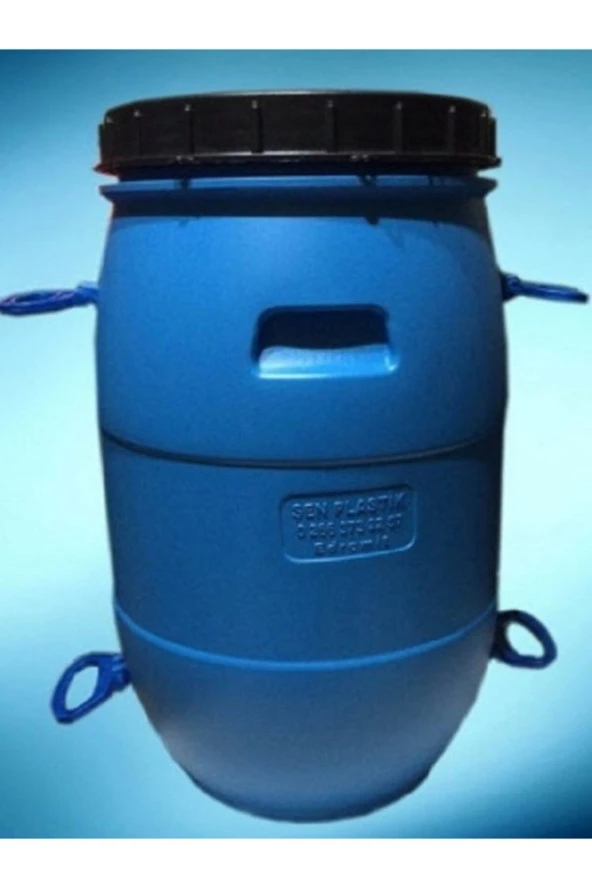 60 Litre Içi Beyaz Plastik Yağ Varili Zeytinyağı Turşu Bidonu