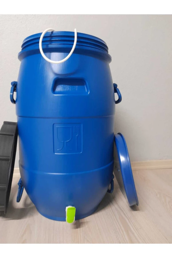 AKAY VARİL 60 LT İÇİ BEYAZ MUSLUKLU ürün görseli