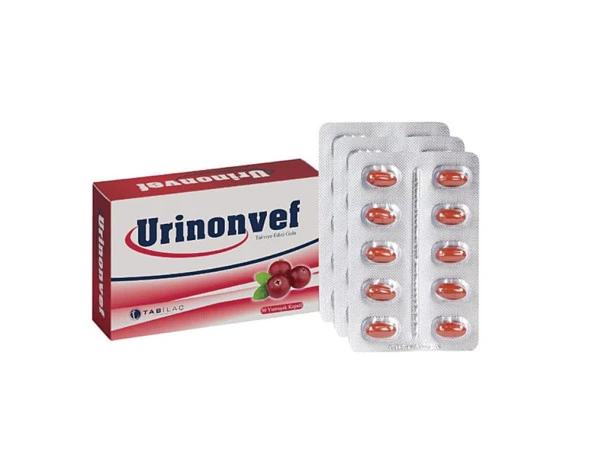 Urinonvef Cranberry 30 Kapsül-SKT:10/2026