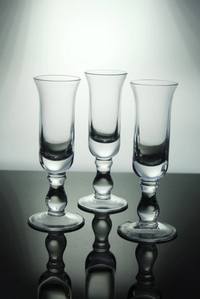 Paşabahçe Denizli Cam El İmalatı Kristal 6'lı Likor Kadehi 288609 21524 - Resim 3