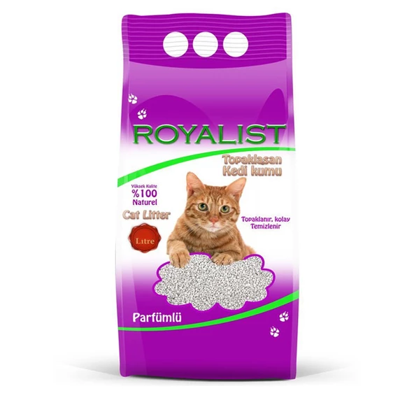 Royalist Parfümlü Kedi Kumu 5 Lt