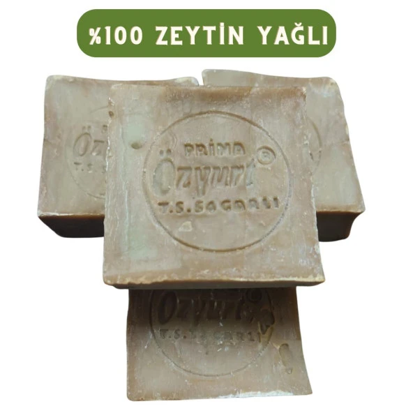 100 Zeytinyağlı Sabun 4 Adet x 210 gr Nizip Garlı Çantalı Sabun