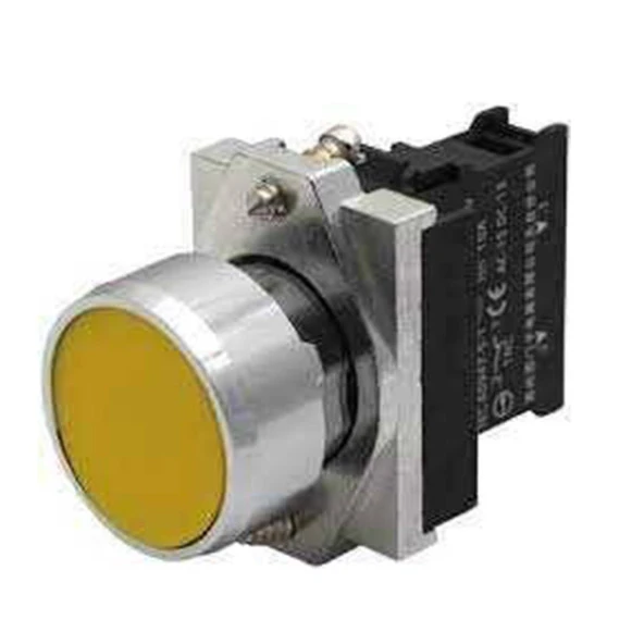 Siemens 22mm  LED’li Buton Metal Sarı 24 VAC/DC