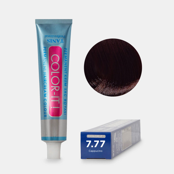 Kalıcı Saç Boyası COLOR-IT 7.77 Cappucino