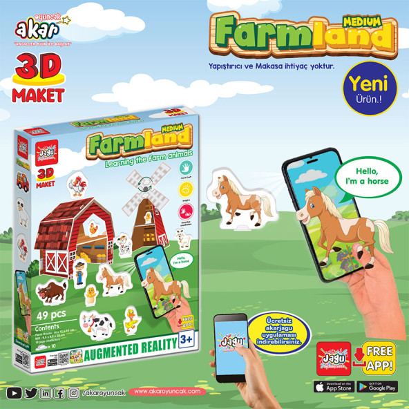 3D PUZZLE MAKET FARMLAND JAGU