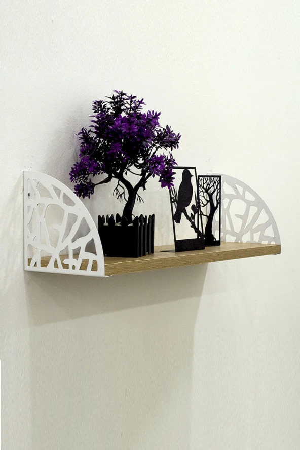 Erva Oval Raf Çatlak Desen 60cm Meşe - 2