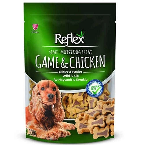 Reflex Semi Moist Av Hayvanı ve Tavuklu Yarı Islak Köpek Ödülü 150 Gr