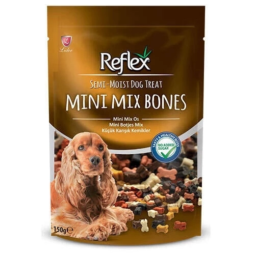 Reflex Mini Mix Bones Karışık Kemikler Küçük Irk Köpek Ödül Maması 150 Gr