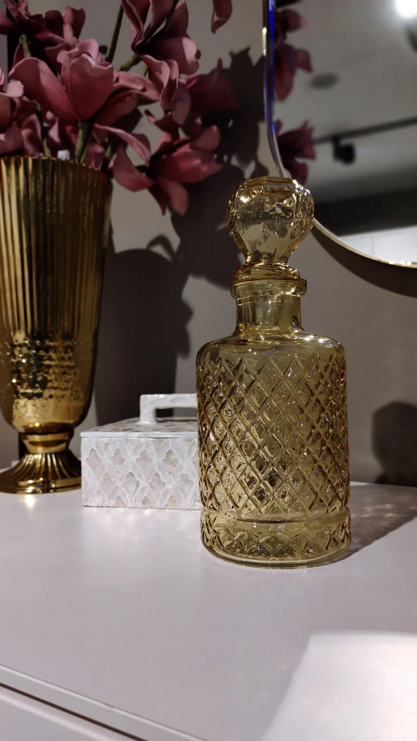 Selim Laura Dekoratif Şişe Sarı 231SRI13CM - 2