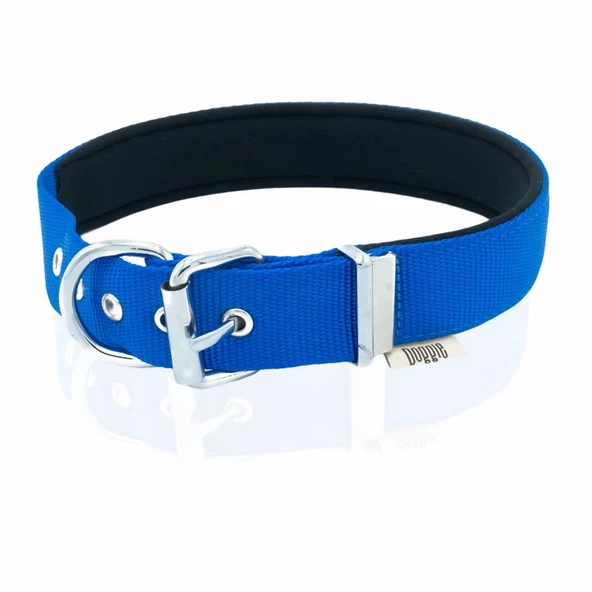 Doggie Konfor Dokuma Boyun Tasması Royal Blue 3.0*47-55 cm (DSBT-3010 L)