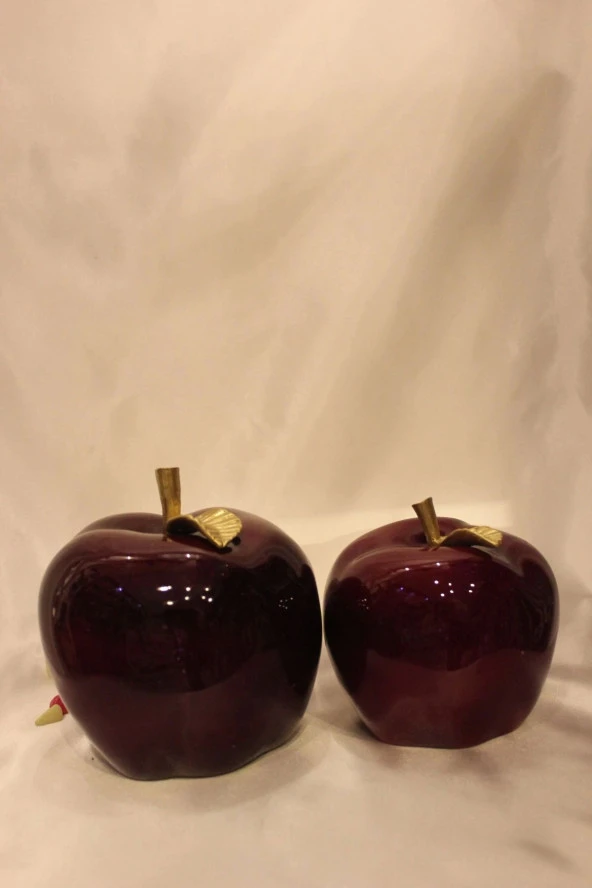 Dekoratif Kırmızı Elma - Resim 4