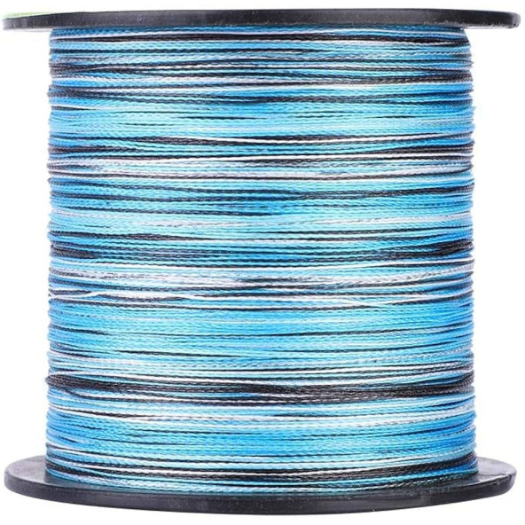 Hokkaido Strike Blue Camo-Mavi Kamuflaj 4 Katlı 0.34.-Mm 500.-METRE 26.5.-Kg Çeker,ip,örgü,ipek Misina - 3