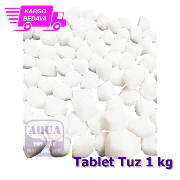 Akvaryum Su Düzenleyici Tablet Tuz Rafine Edilmiş İyotsuz 1 kg