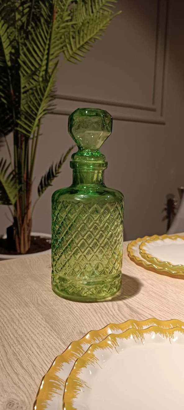 Selim Laura Dekoratif Şişe Yeşil 231YSL15CM - 3