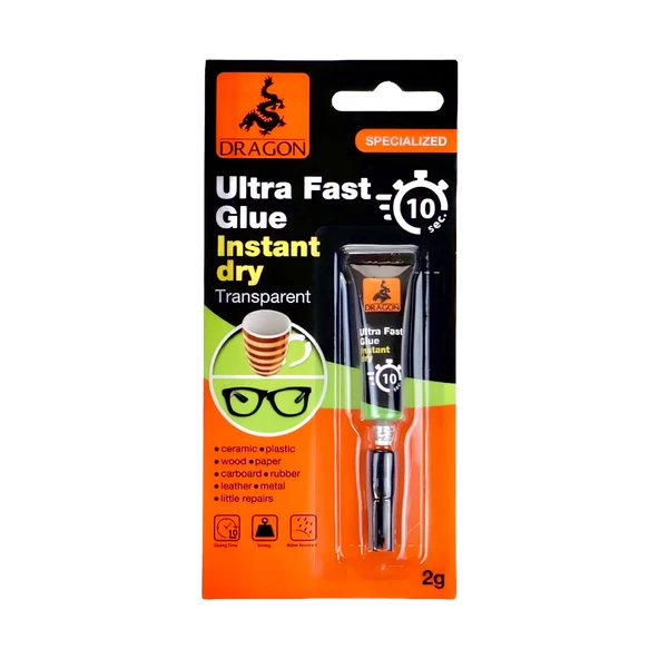 Dragon Ultra Fast Glue Instant Dry Yapıştırıcı 2 gr