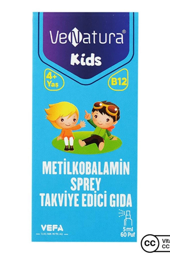 Venatura Kids Metilkobalamin Sprey 5 ml - Resim 2