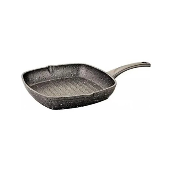 OMS Collection 28X28 cm Granit Grill Tava Gri