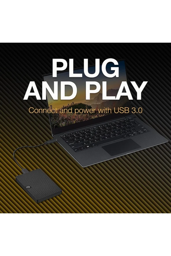 Seagate  Expansıon 1 Tb 2.5" Usb3.0 Taşınabilir Disk Stkm1000400 (rescue) + 2 Yıl Veri Kurtarma - 3