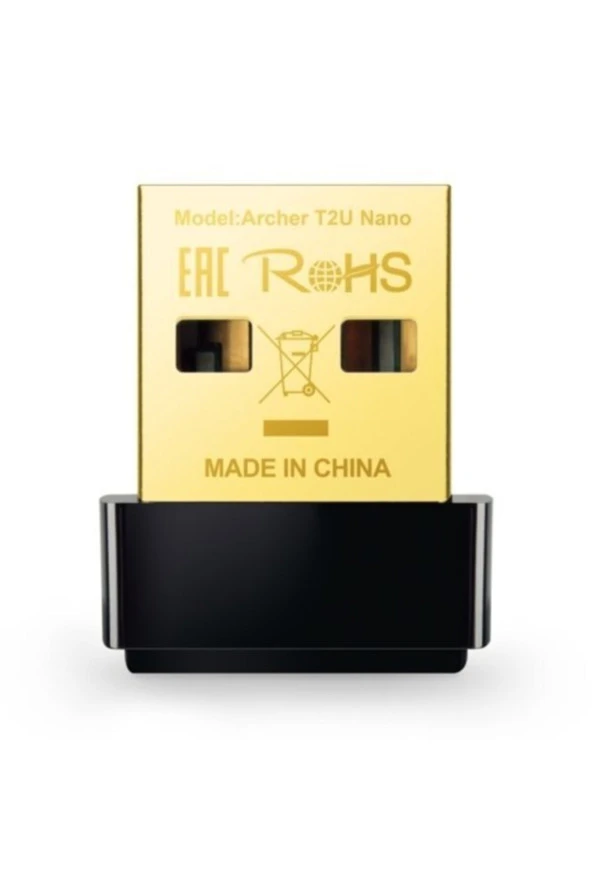 TP-LINK  Archer T2u Nano, Ac600 Mbps Nano Kablosuz Usb Adaptör