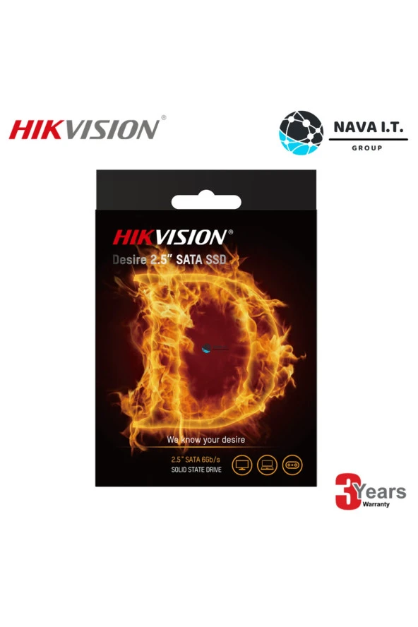 Hikvision  Dısk Ssd 128gb Sata 2.5" 520-420 Mb/s Hs-ssd-desıre(s)/128g