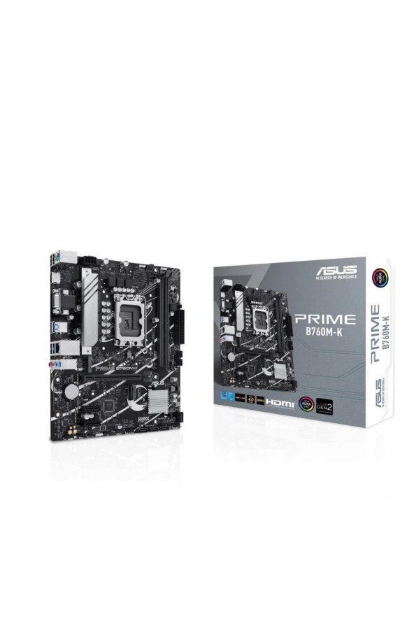 ASUS PRIME B760M-K Intel LGA1700 mATX Anakart