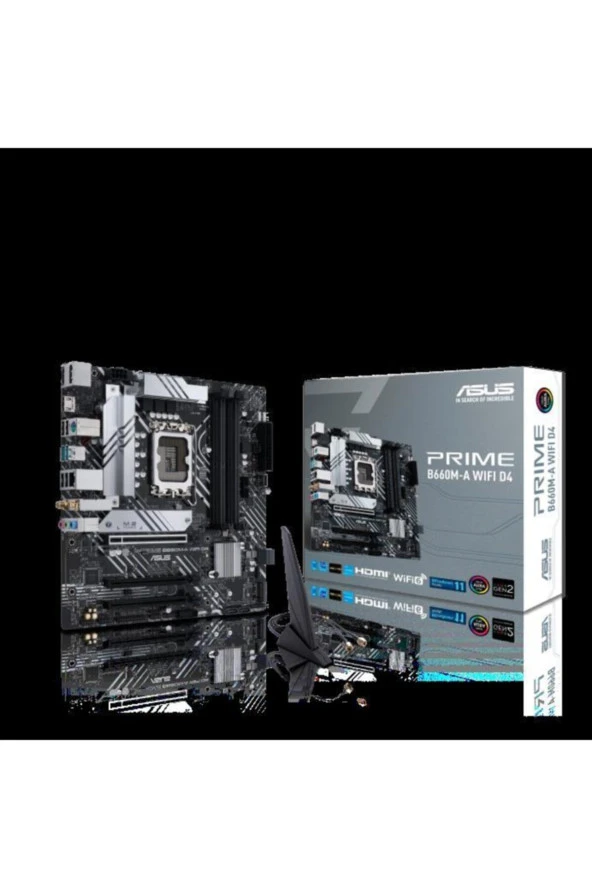 ASUS  Prıme B660m-a Wıfı D4 Intel Lga1700 Matx Anakart