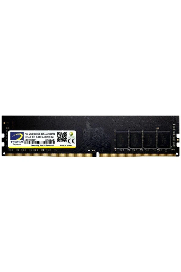 TwinMOS 8gb 3200mhz Ddr4 Pc Ram Mdd48gb3200d